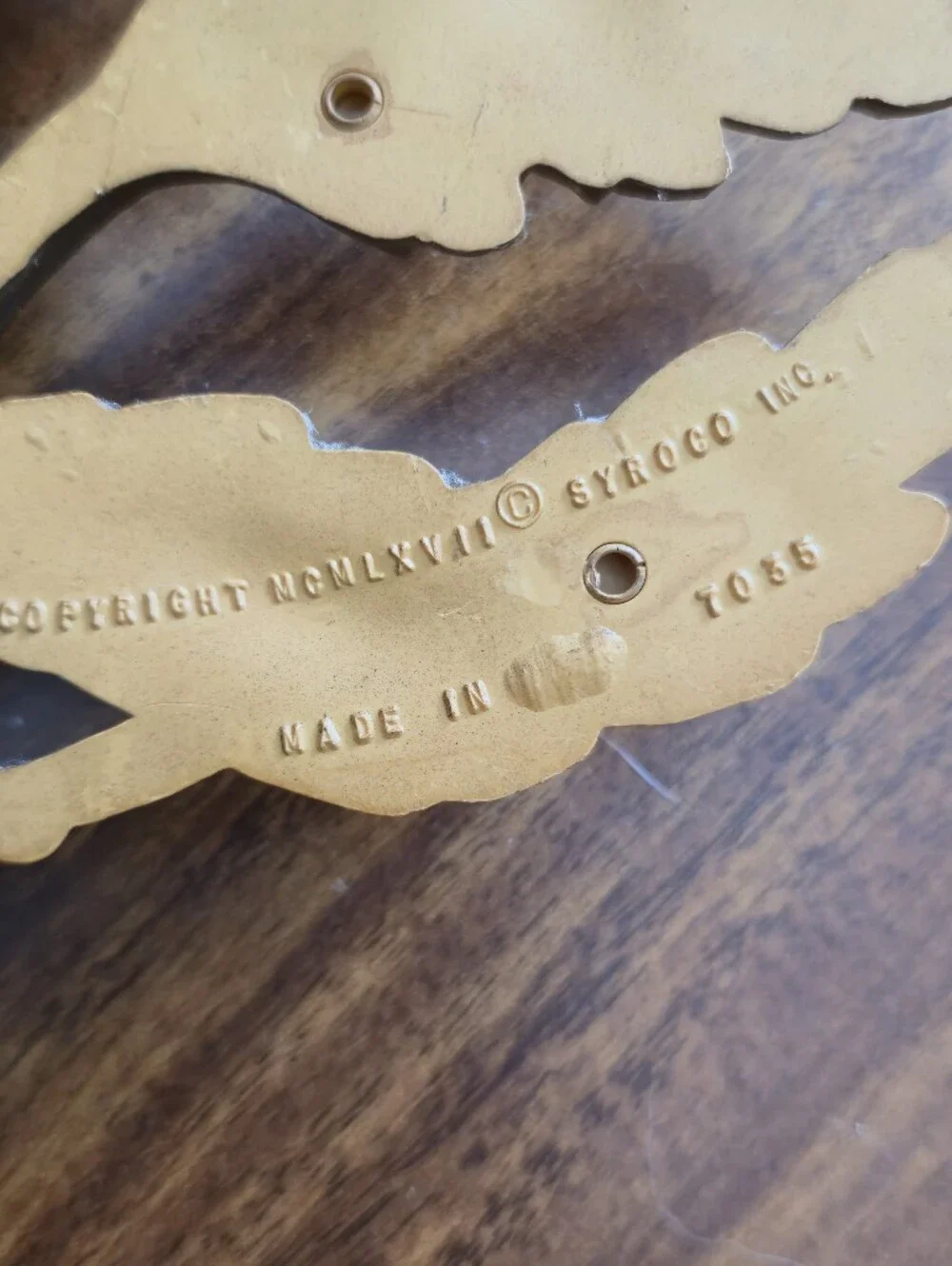 Vintage Syroco Gold Bird & Dogwood Wall Plaques Set of 3 (1967)